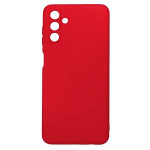 CAPA SILICONE GEL SAMSUNG GALAXY A13 5G VERMELHO COM PROTETOR DE CAMERA ROBUSTA
