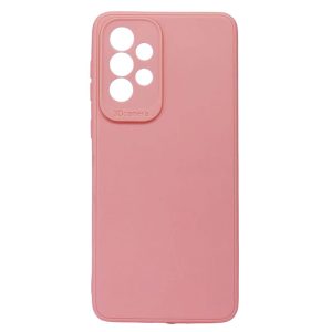 CAPA SILICONE GEL SAMSUNG GALAXY A33 5G ROSA COM PROTETOR DE CAMERA