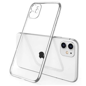CAPA SILICONE GEL APPLE IPHONE 11 TRANSPARENTE COM PROTETOR DE CÂMERA