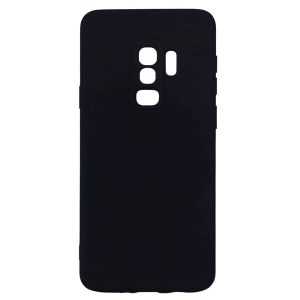 CAPA SILICONE GEL SAMSUNG GALAXY S9 PLUS PRETO COM PROTETOR DE CÂMERA ROBUSTA