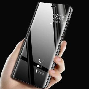 CAPA FLIP COVER CLEAR VIEW XIAOMI REDMI NOTE 8 PRETO