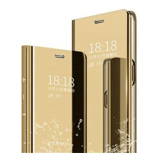 CAPA FLIP COVER CLEAR VIEW XIAOMI REDMI 8 DOURADO