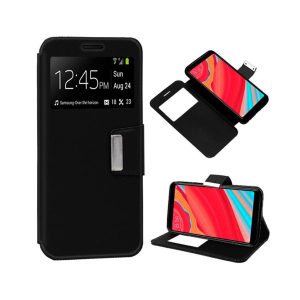 CAPA FLIP COVER COM JANELA CANDY XIAOMI REDMI S2 PRETO