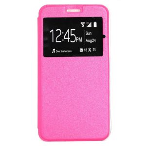 CAPA FLIP COVER COM JANELA APPLE IPHONE X/XS ROSA