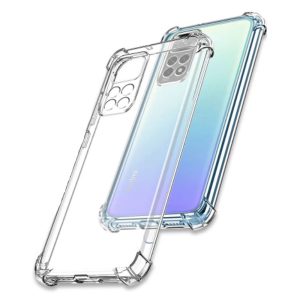 CAPA SILICONE ANTI-CHOQUE XIAOMI REDMI NOTE 11 TRANSPARENTE COM PROTETOR DE CAME