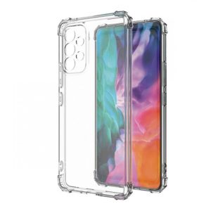 CAPA SILICONE DURA ANTI-CHOQUE SAMSUNG GALAXY A33 5G TRANSPARENTE COM PROTETOR D