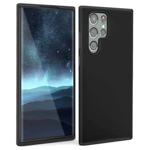 CAPA SILICONE SAMSUNG GALAXY S22 ULTRA PRETO ROBUSTA