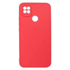 CAPA SILICONE GEL XIAOMI REDMI 10A/9C VERMELHO COM PROTETOR DE CÂMERA 3D