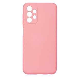 CAPA SILICONE GEL SAMSUNG GALAXY A13 4G ROSA CLARA COM PROTETOR DE CAMERA ROBUST