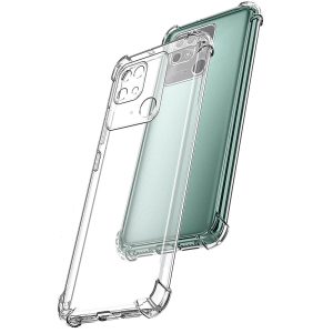 CAPA SILICONE DURA ANTI-CHOQUE XIAOMI REDMI 10C 4G TRANSPARENTE COM PROTETOR DE