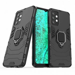 CAPA SILICONE ANTI-CHOQUE ARMOR CARBON SAMSUNG GALAXY A23 4G/5G PRETO RING ARMOR
