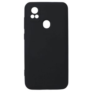 CAPA SILICONE ZTE BLADE A31 2021 PRETO COM PROTETOR DE CAMERA