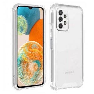 CAPA SILICONE ANTI-CHOQUE SAMSUNG GALAXY A23 5G TRANSPARENTE COM PROTETOR DE CÂM