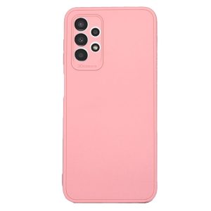 CAPA SILICONE SAMSUNG GALAXY A13 4G ROSA CLARA COM PROTETOR DE CAMERA 3D