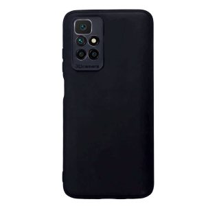 CAPA SILICONE GEL XIAOMI REDMI 10 PRETO COM PROTETOR DE CÂMERA 3D