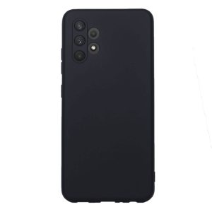 CAPA SILICONE GEL SAMSUNG GALAXY A32 4G PRETO COM PROTETOR DE CAMERA ROBUSTA