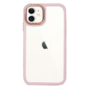 CAPA SILICONE GEL BUMPER APPLE IPHONE 11 ROSA CLARA ELEKTRO