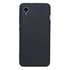 CAPA SILICONE GEL ZTE BLADE A31 PLUS PRETO COM PROTETOR DE CAMERA