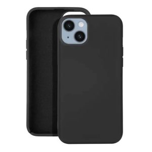 CAPA SILICONE GEL APPLE IPHONE 14 PLUS PRETO ROBUSTA