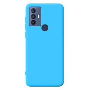 CAPA SILICONE TCL 30 SE/305/306 AZUL ROBUSTA