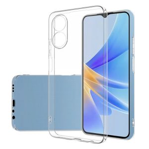 CAPA SILICONE OPPO A17 TRANSPARENTE COM PROTETOR DE CÂMERA