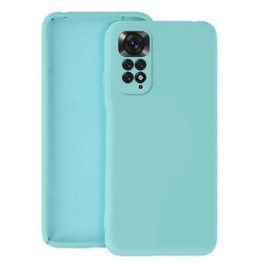 CAPA SILICONE XIAOMI REDMI NOTE 11 VERDE COM PROTETOR DE CAMERA ROBUSTA