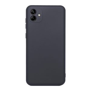 CAPA SILICONE GEL SAMSUNG GALAXY A04/A045F PRETO COM PROTETOR DE CÂMERA ROBUSTA