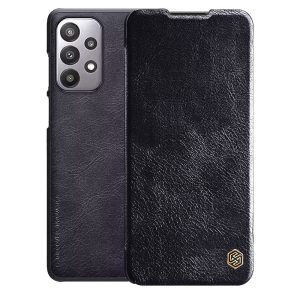 CAPA FLIP COVER NILLKIN QUIN LEATHER SAMSUNG GALAXY A23 4G/5G PRETO