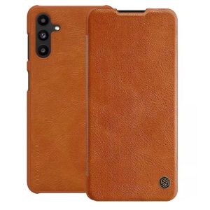 CAPA FLIP COVER NILLKIN QUIN LEATHER SAMSUNG GALAXY A13 5G CASTANHO