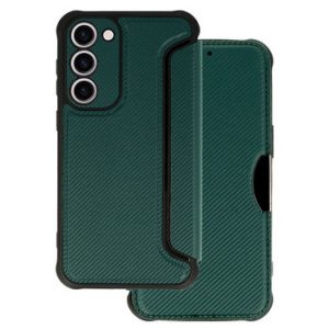 CAPA FLIP COVER SAMSUNG GALAXY A14 VERDE RAZOR CARBON COM PROTETOR DE CAMERA