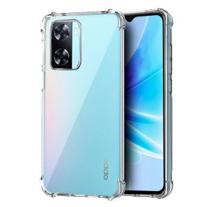 CAPA SILICONE ANTI-CHOQUE OPPO A76 TRANSPARENTE