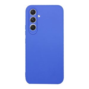 CAPA SILICONE SAMSUNG GALAXY A54 AZUL COM PROTETOR DE CÂMERA 3D