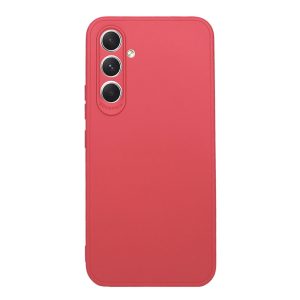 CAPA SILICONE SAMSUNG GALAXY A54 VERMELHO COM PROTETOR DE CÂMERA 3D