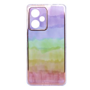 CAPA SILICONE GEL XIAOMI REDMI NOTE 12 PRO 5G ROSA COM PROTETOR DE CÂMERA ARCO-Í