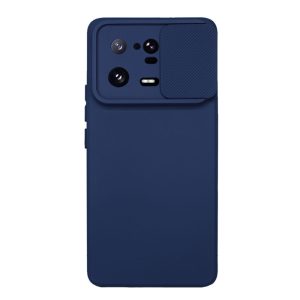 CAPA SILICONE GEL XIAOMI 13 PRO AZUL MARINHO COM PROTETOR DE CÂMERA E JANELA DES
