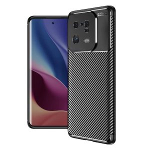 CAPA SILICONE GEL CARBON XIAOMI 13 PRO PRETO VENNUS AUTO FOCUS COM PROTETOR DE C