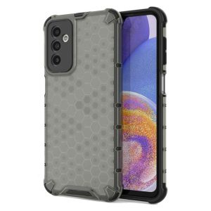 CAPA SILICONE DURA ANTI-CHOQUE SAMSUNG GALAXY A13 PRETO COM PROTETOR DE CAMERA