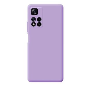 CAPA SILICONE XIAOMI REDMI NOTE 11 PRO PLUS LILAS COM PROTETOR DE CAMERA