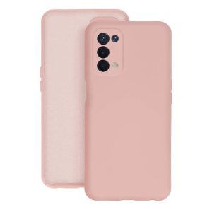 CAPA SILICONE GEL OPPO A54 5G/A74 5G ROSA COM PROTETOR DE CÂMERA ROBUSTA