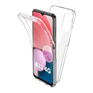 CAPA SILICONE DURA 360º SAMSUNG GALAXY A04/A04S/A13 4G/5G TRANSPARENTE