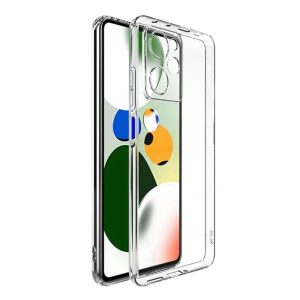 CAPA SILICONE GEL XIAOMI REDMI NOTE 12 4G TRANSPARENTE COM PROTETOR DE CÂMERA