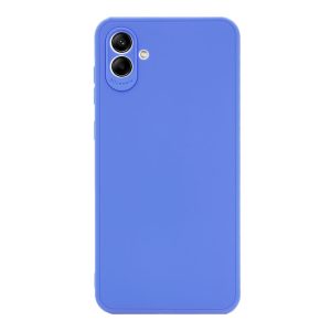 CAPA SILICONE SAMSUNG GALAXY A04 AZUL COM PROTETOR DE CÂMERA 3D