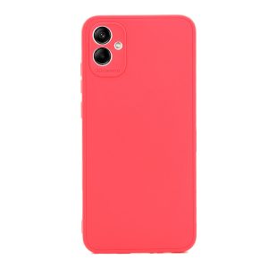 CAPA SILICONE GEL SAMSUNG GALAXY A04E VERMELHO COM PROTETOR DE CÂMERA 3D