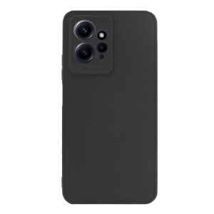 CAPA SILICONE GEL XIAOMI REDMI NOTE 12 4G PRETO COM PROTETOR DE CAMERA 3D
