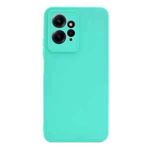 CAPA SILICONE GEL XIAOMI REDMI NOTE 12 4G VERDE TURQUESA COM PROTETOR DE CAMERA