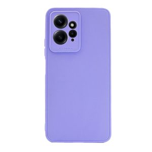 CAPA SILICONE GEL XIAOMI REDMI NOTE 12 4G LILAS COM PROTETOR DE CAMERA 3D