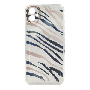 CAPA SILICONE DURA SAMSUNG GALAXY A04E DESENHO ZEBRA COM PROTETOR DE CÂMERA