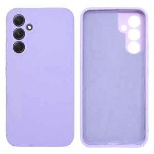 CAPA SILICONE GEL SAMSUNG GALAXY A54 5G LILÁS COM PROTETOR DE CÂMERA ROBUSTA