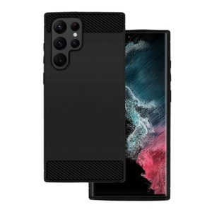 CAPA SILICONE GEL CARBON SAMSUNG GALAXY S23 ULTRA PRETO