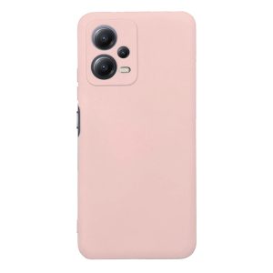 CAPA SILICONE XIAOMI REDMI NOTE 12 5G/POCO X5 PRO ROSA COM PROTETOR DE CAMERA